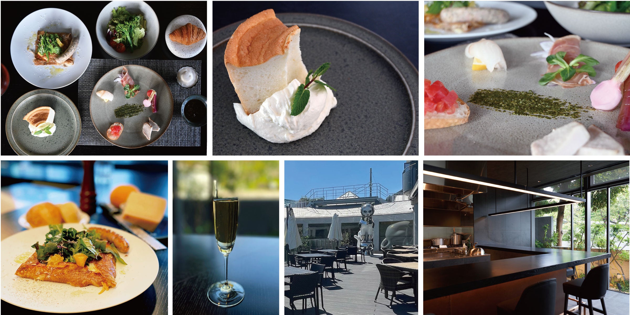 焼きたてガレットとスパークリングワインで始まる贅沢な朝食フルコース