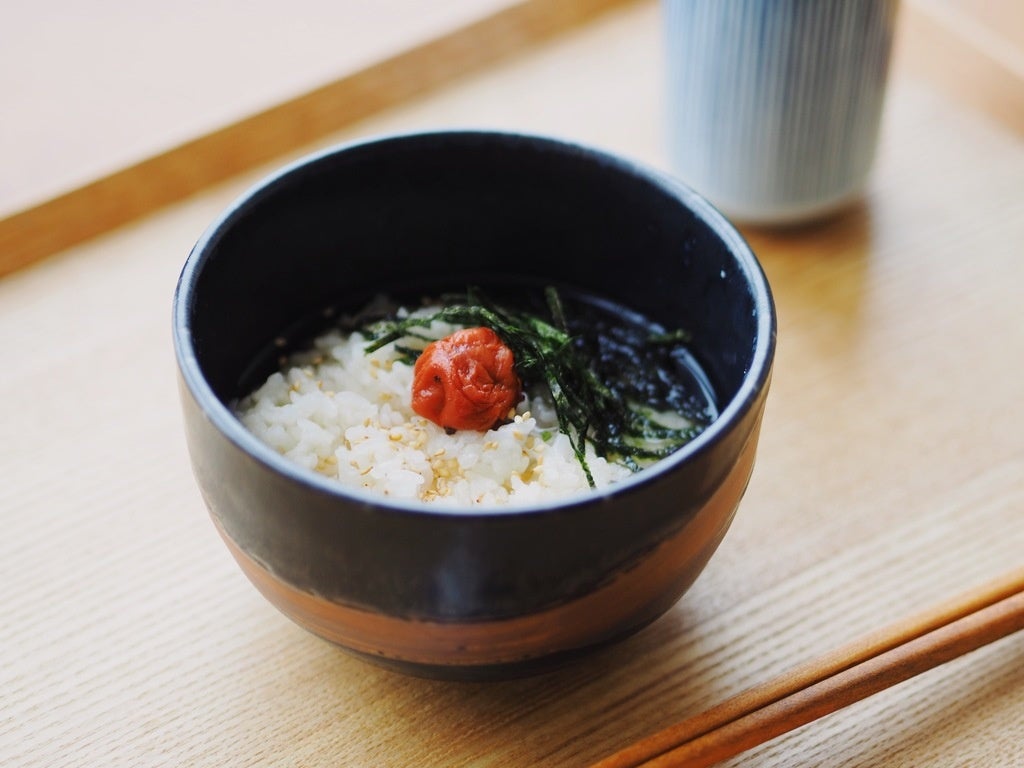 夜食のお茶漬け