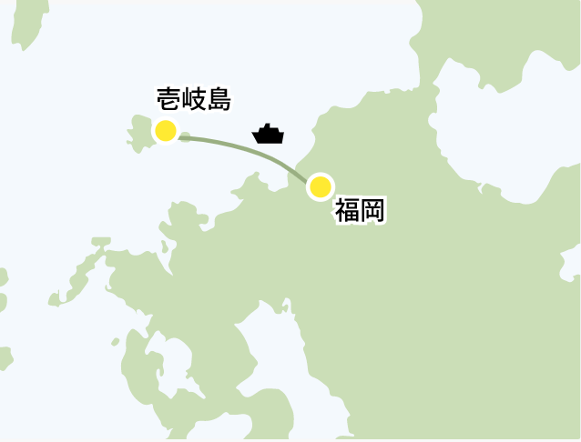 福岡からのアクセス