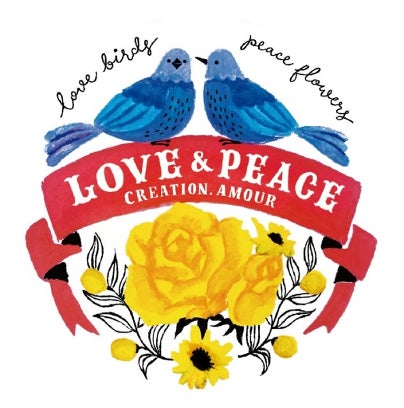 『LOVE birds & PEACE flowers』
