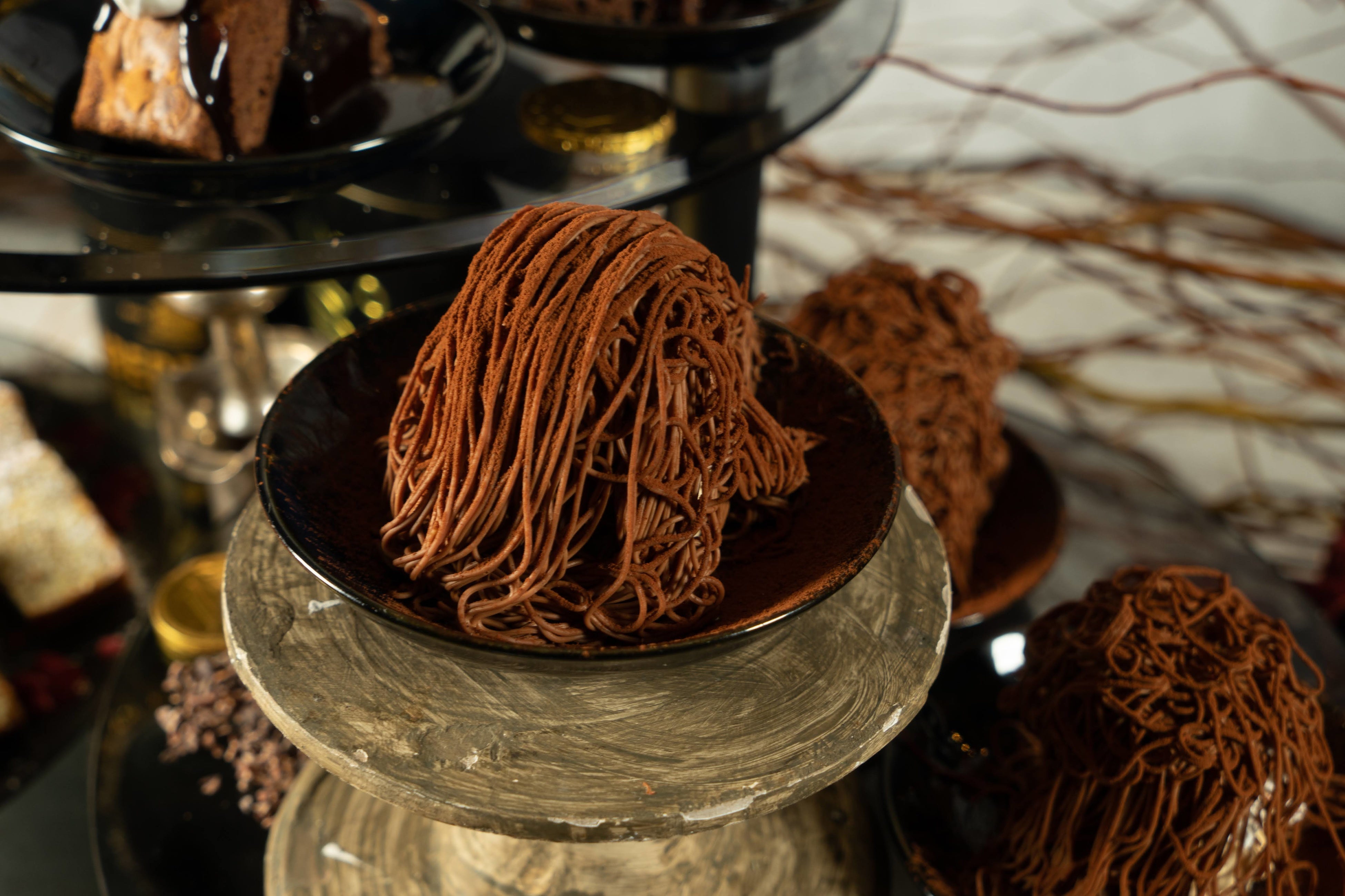 濃厚チョコクリームのショコラモンブラン