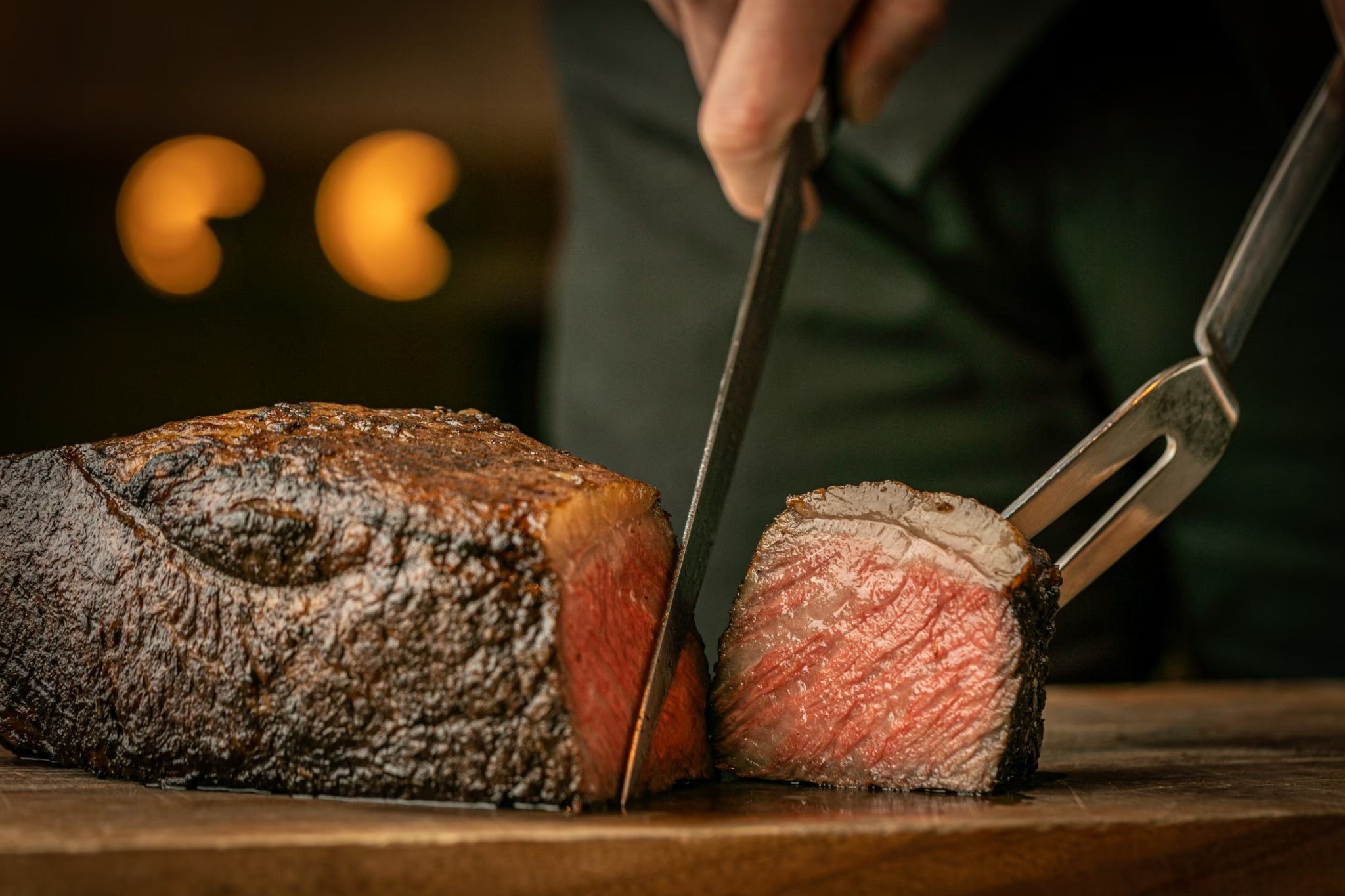 熟成黒毛和牛）熟成 黒毛和牛 肩サンカク肉のロースト