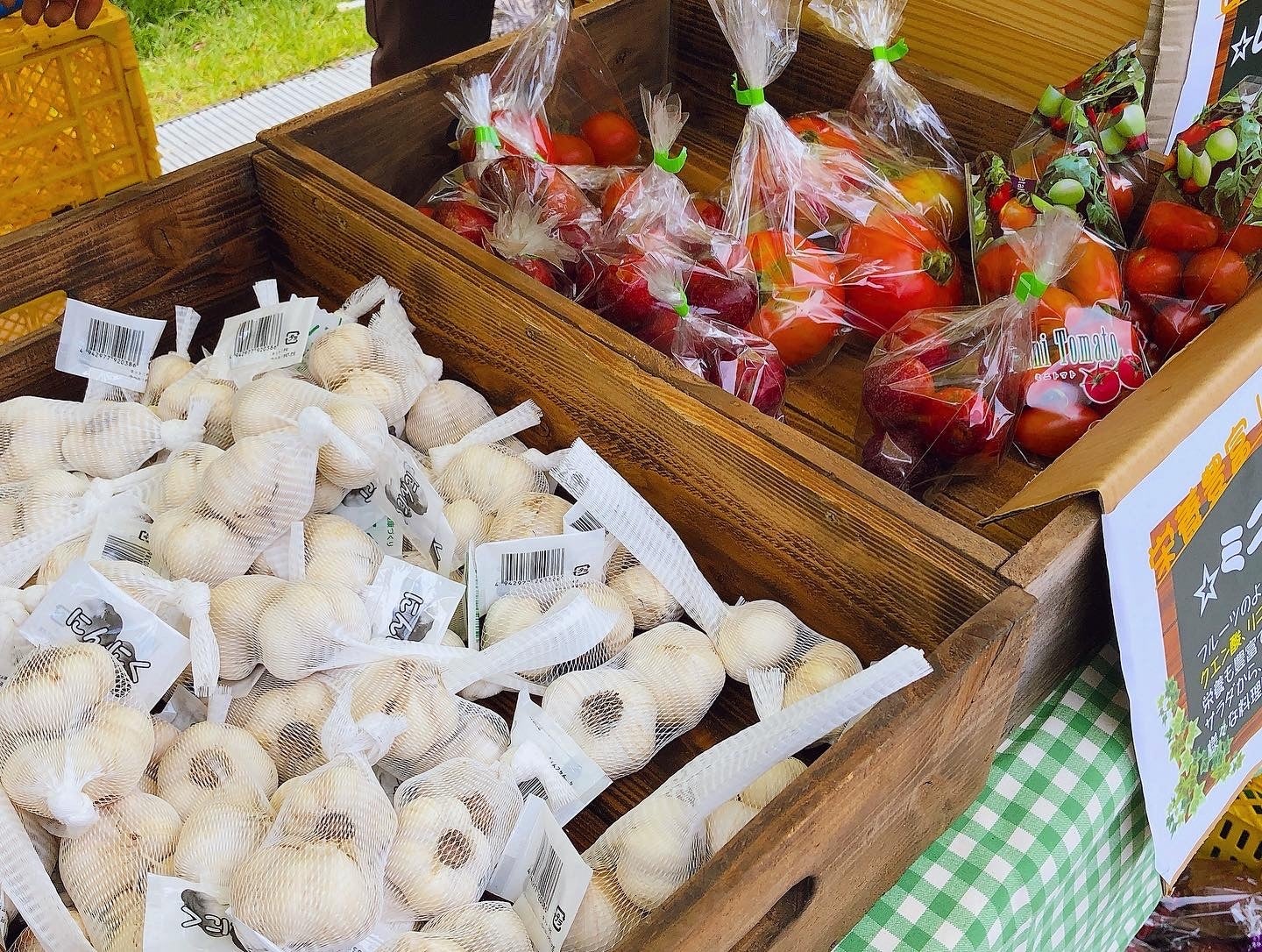 町田産の採れたて野菜