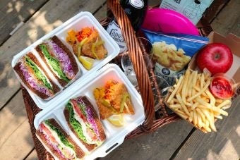 大人気のピクニックバスケット