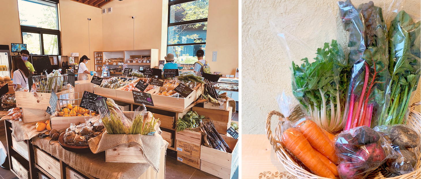 毎朝、農家さんから採れたて野菜が届く直売所！