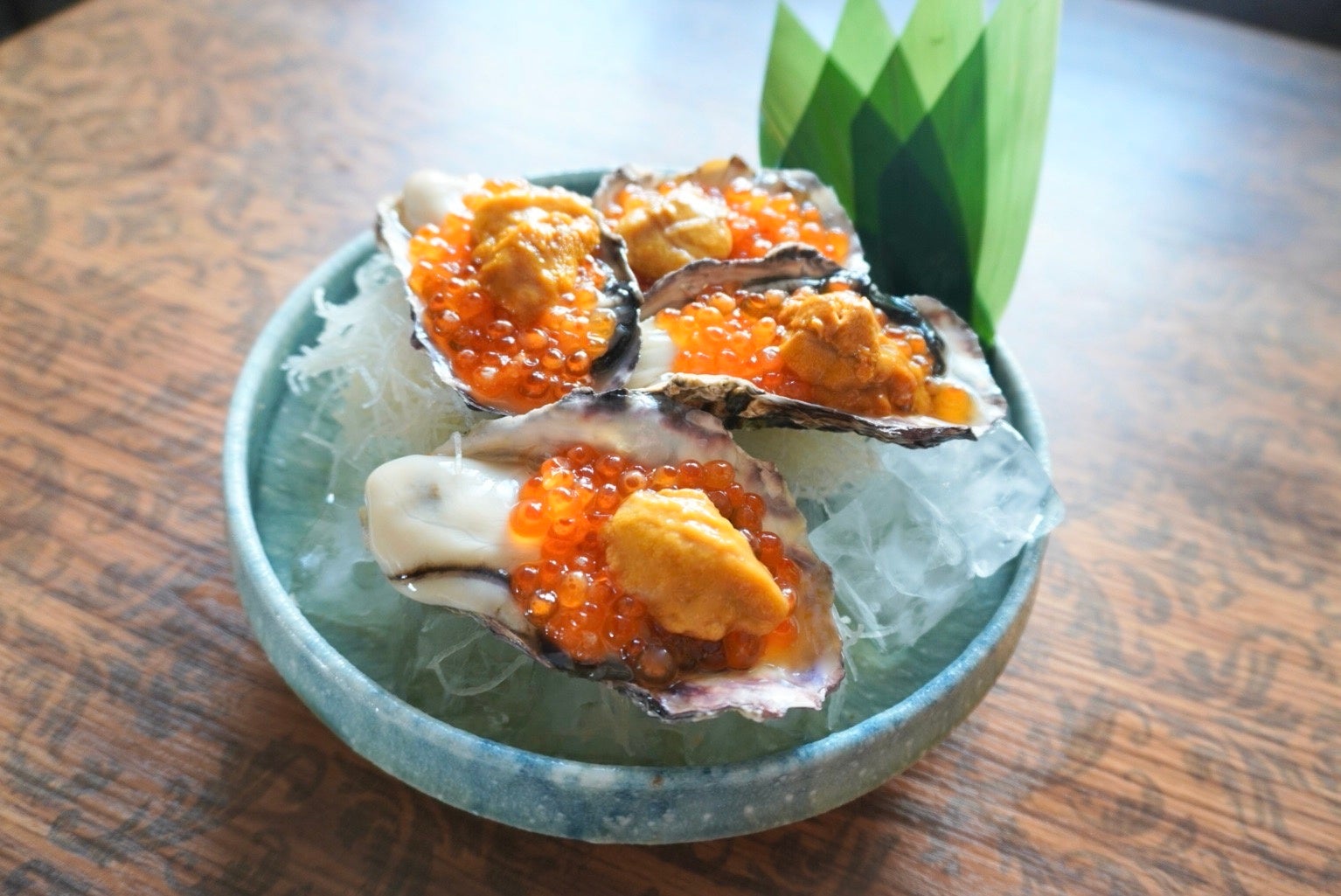 生牡蠣　∼雲丹いくらのせ∼