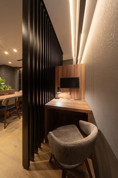 モニター付き個別ブース