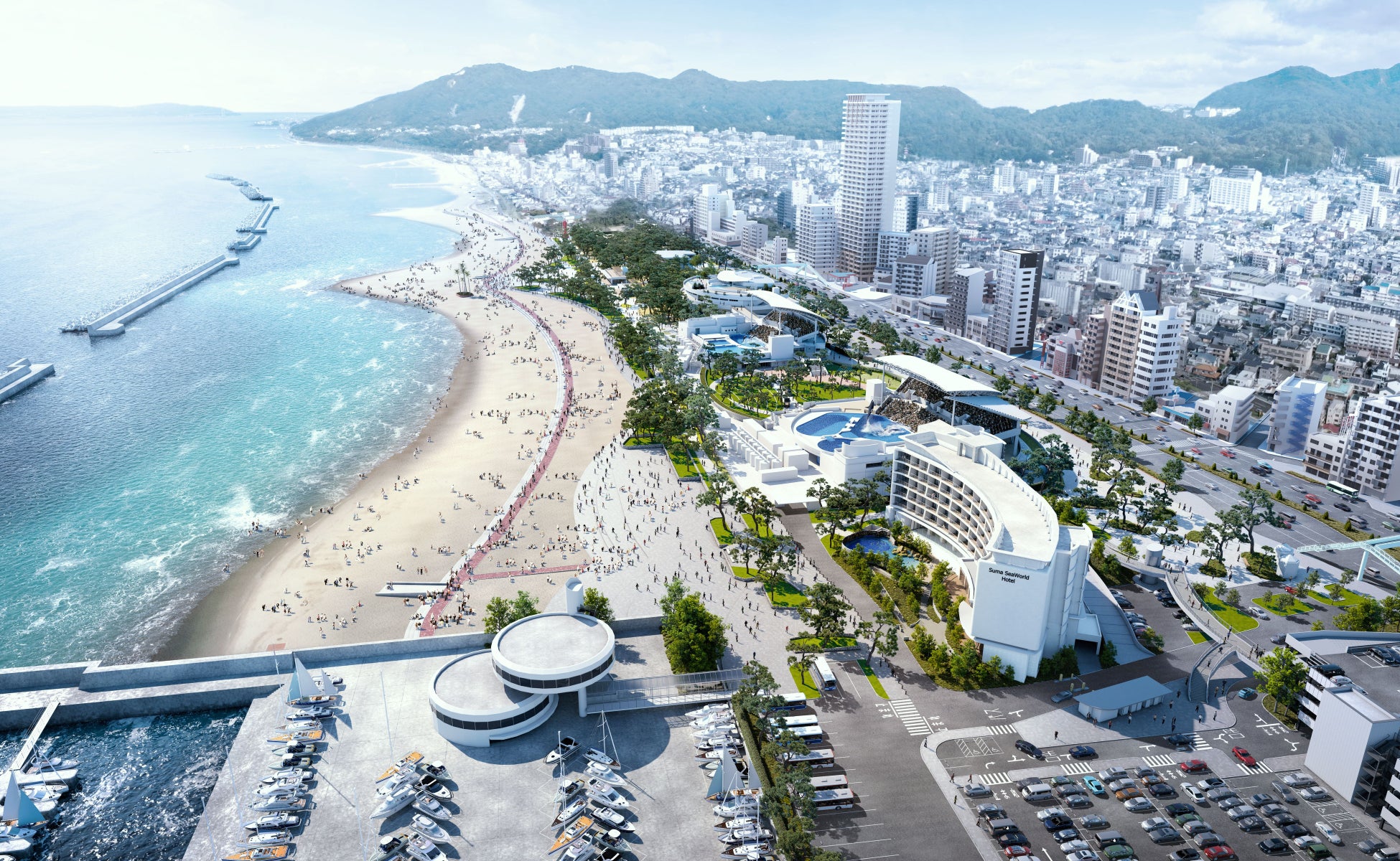 街区全体イメージパース