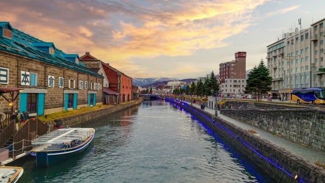 情緒あふれる小樽運河