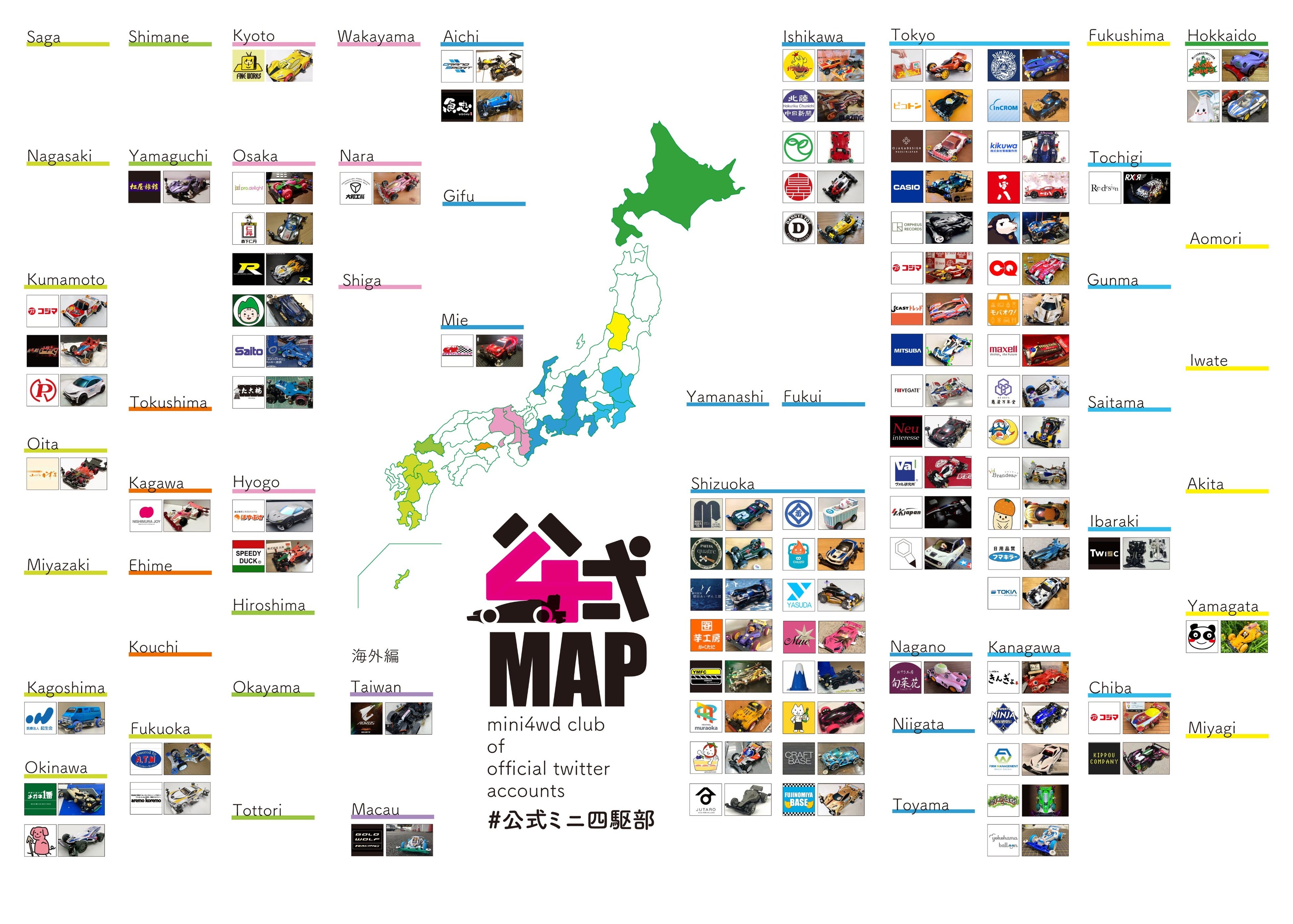 公式ミニ四駆部マップ