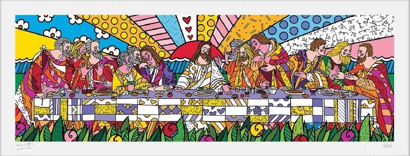 ▲『FIRST BRUNCH』 レオナルド・ダ・ヴィンチの名画「最後の晩餐(Last Supper)」をロメロワールドで表現したオマージュ作品