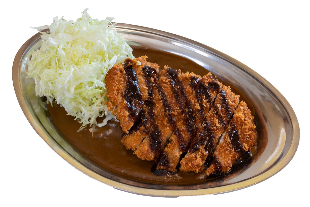 〈チャンピオンカレー〉能登豚カツカレー 1 人前 税込 1,210 円 各日 70 食限り