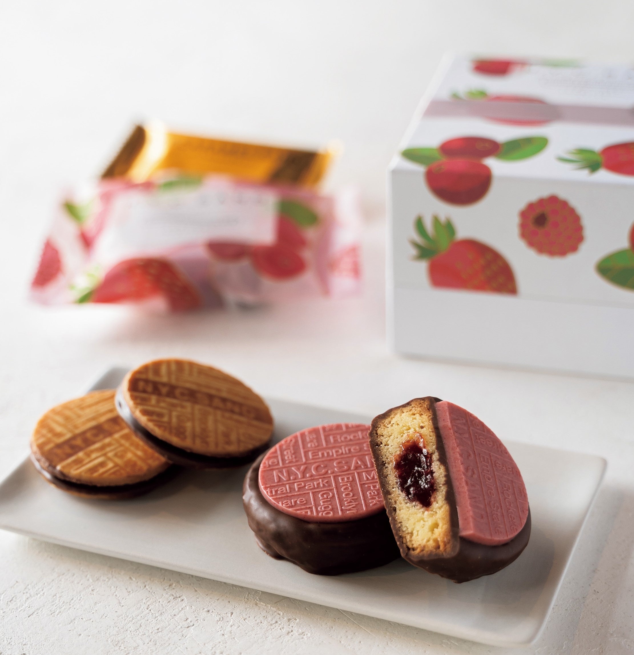 N.Y.リッチクッキー&クランベリージャム アソート (4 個入り) 税込 1,512 円