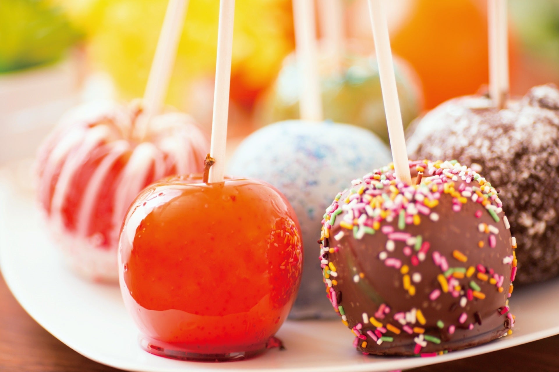 「福岡／アップルダイス」りんご飴(1個) 税込600円