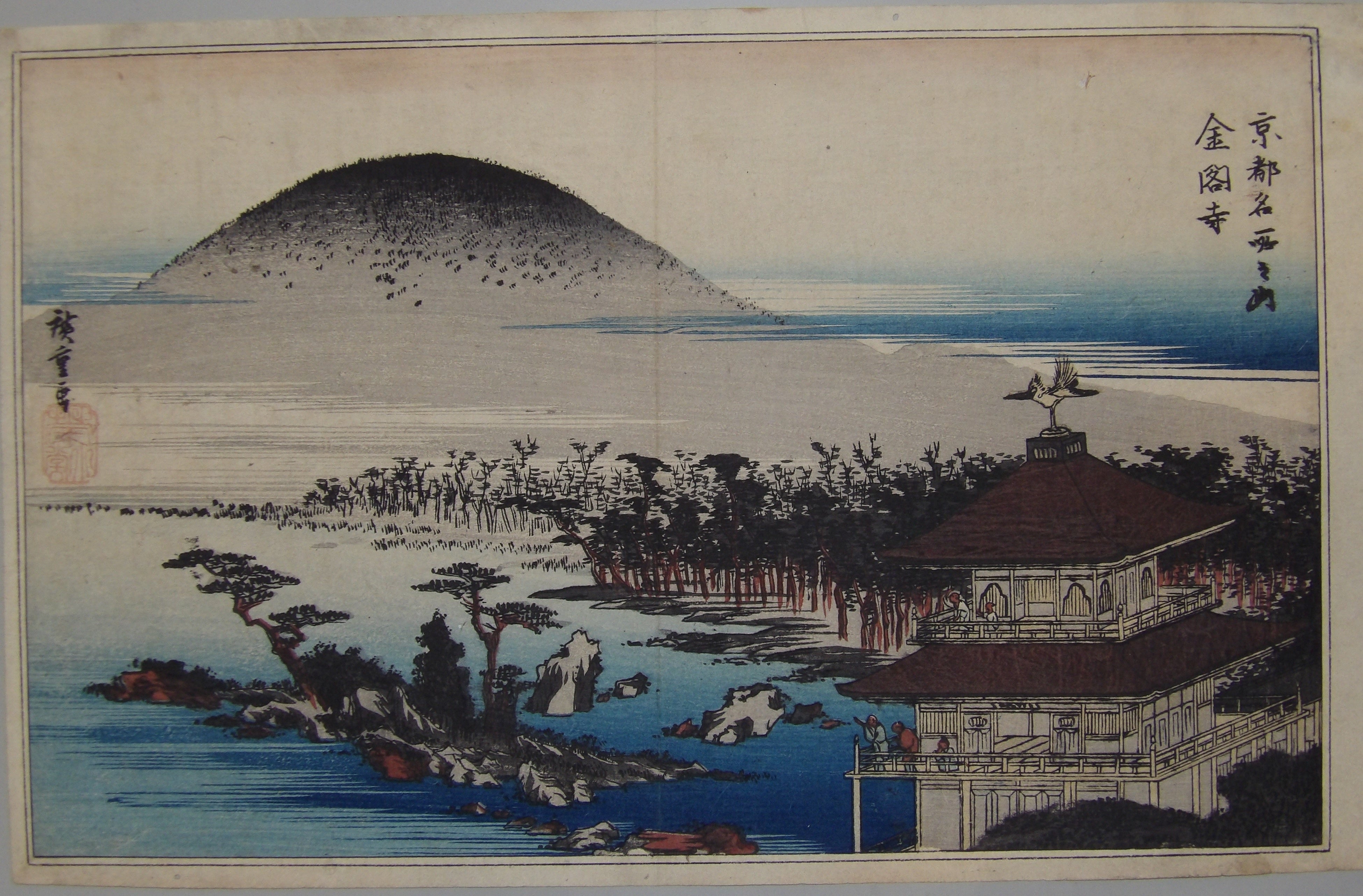 アクリル画　京都嵐山 アクリル画京都嵐山