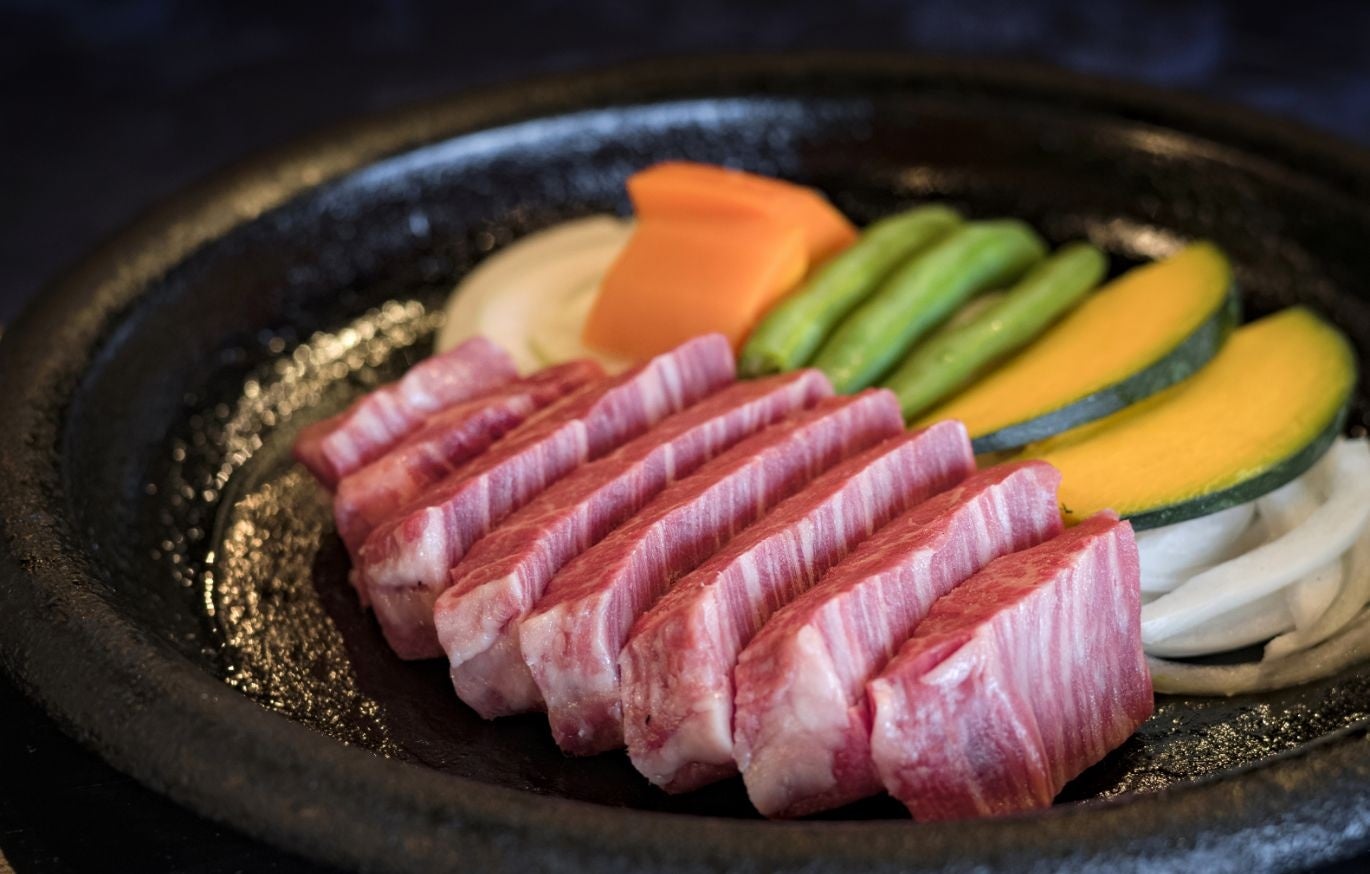 黒毛和牛ステーキコース各種（ハムのオードブル・サラダ・牛肉の一品・スープ・ごはん・梅干し・アイスクリーム付き）税込7,700円から