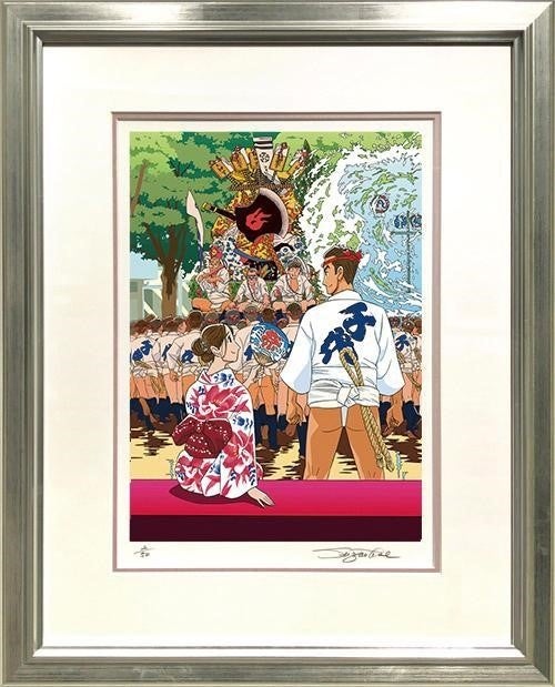 ▲版画「博多TSUYA男」77,000円（税込）ジクレー／590×475mm／限定50枚刷り