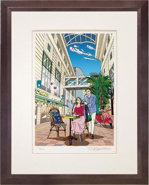 ▲版画「始まりは いつも パサージュ」77,000円（税込）ジクレー／600×480mm／限定100枚刷り