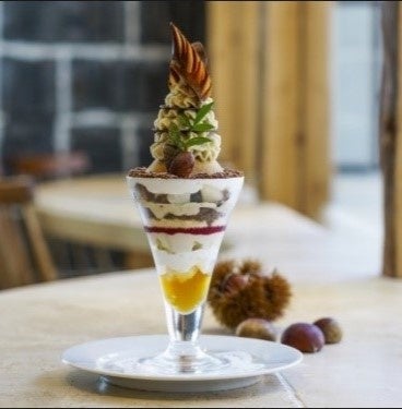 ▲和栗のパフェ　税込2,500円