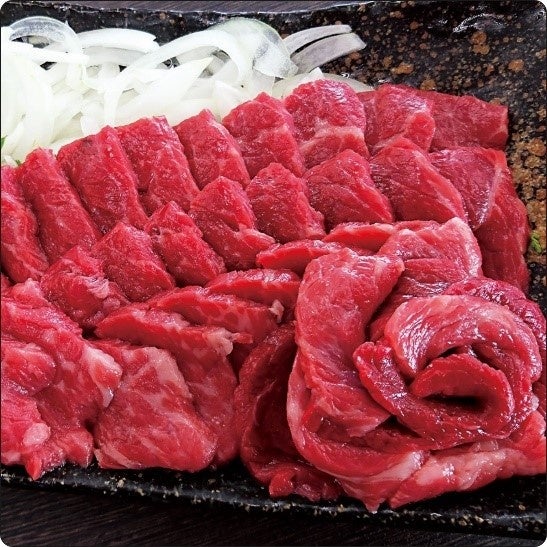 ▲【高田精肉店】馬刺し(320g、冷凍) 税込4,500円