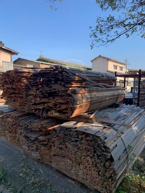 使えなくなった製材