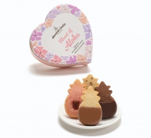 ▲ハート・オブ・アロハ・ギフト缶(7枚入)税込2,354円