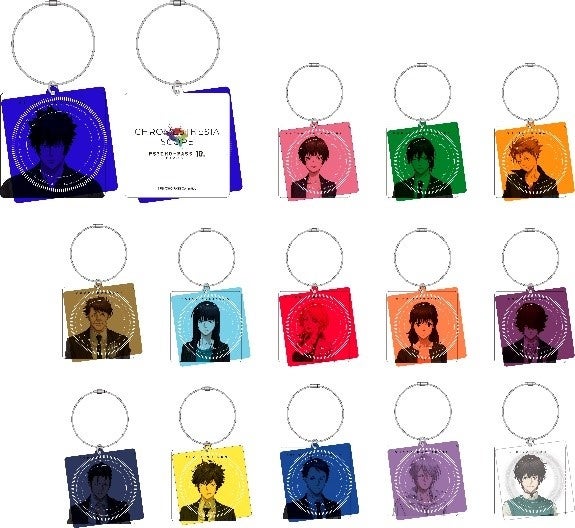 ▲レイヤードアクリルキーチャーム(全14種) 各税込990円
