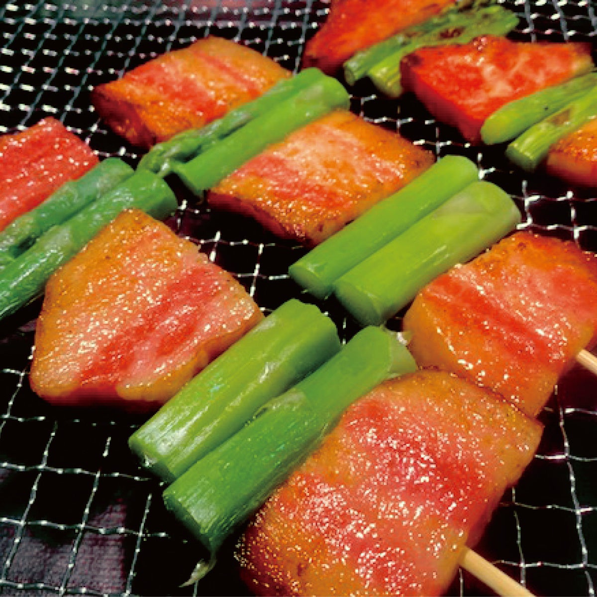 北海道アスパラベーコン串