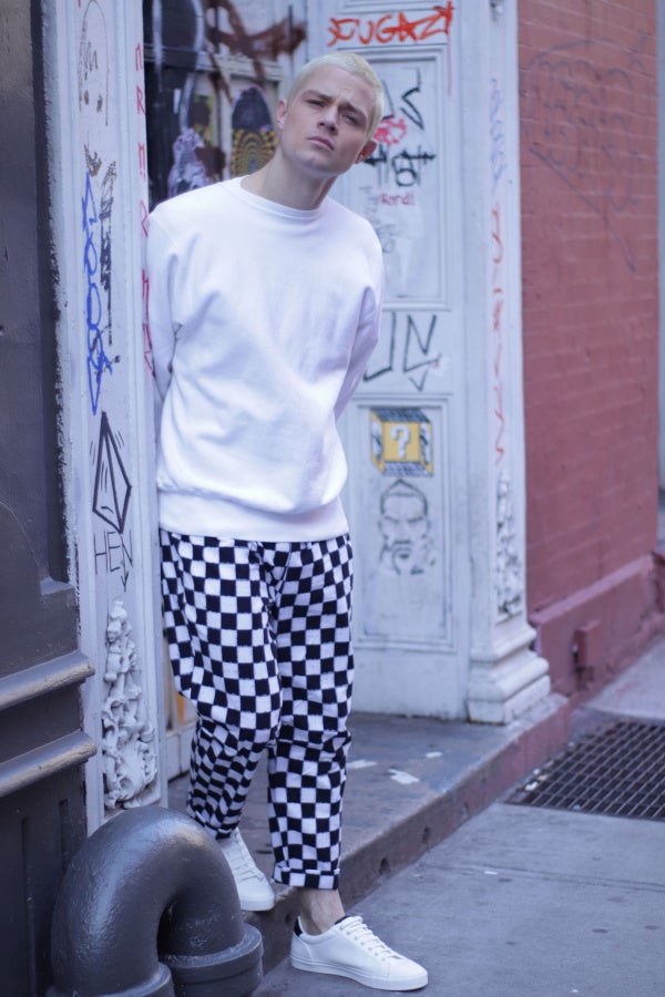 ▲Nyジョグパンツ市松柄 税込26,400円～