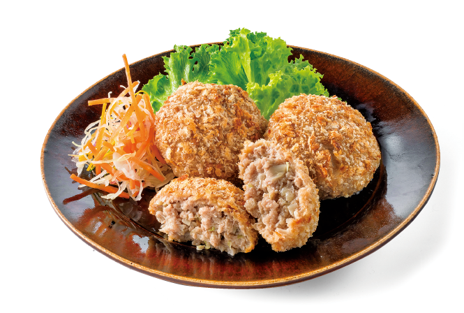 ▲増量揚げメンチ　税込180円／1個