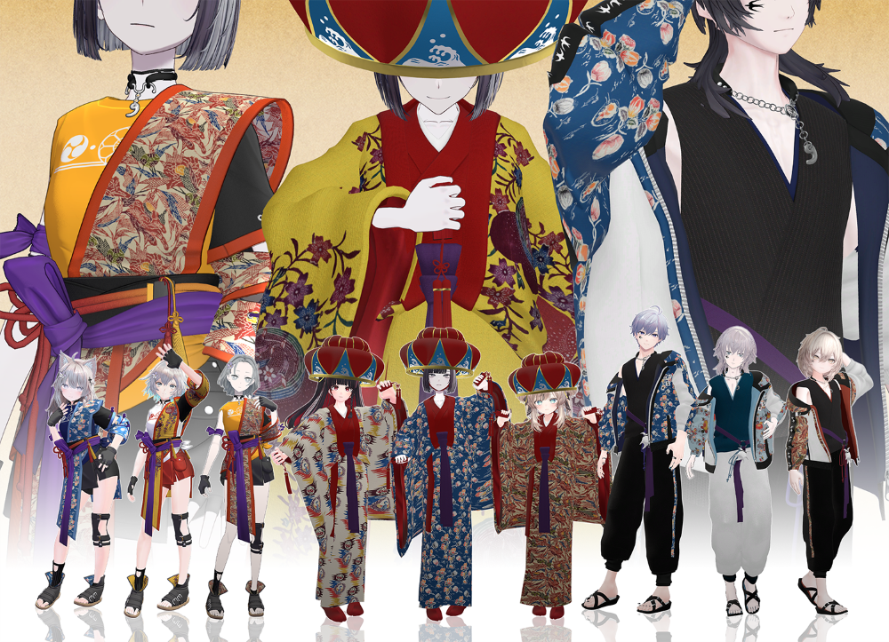 3D着物第2弾！大丸・松坂屋アバター販売公式が新作3D衣装を販売