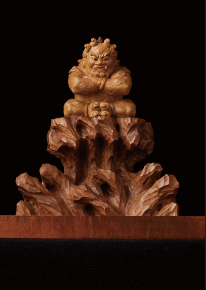 京都 大佛師 松本明慶工房 仏像彫刻展」が大丸福岡天神店で開催され