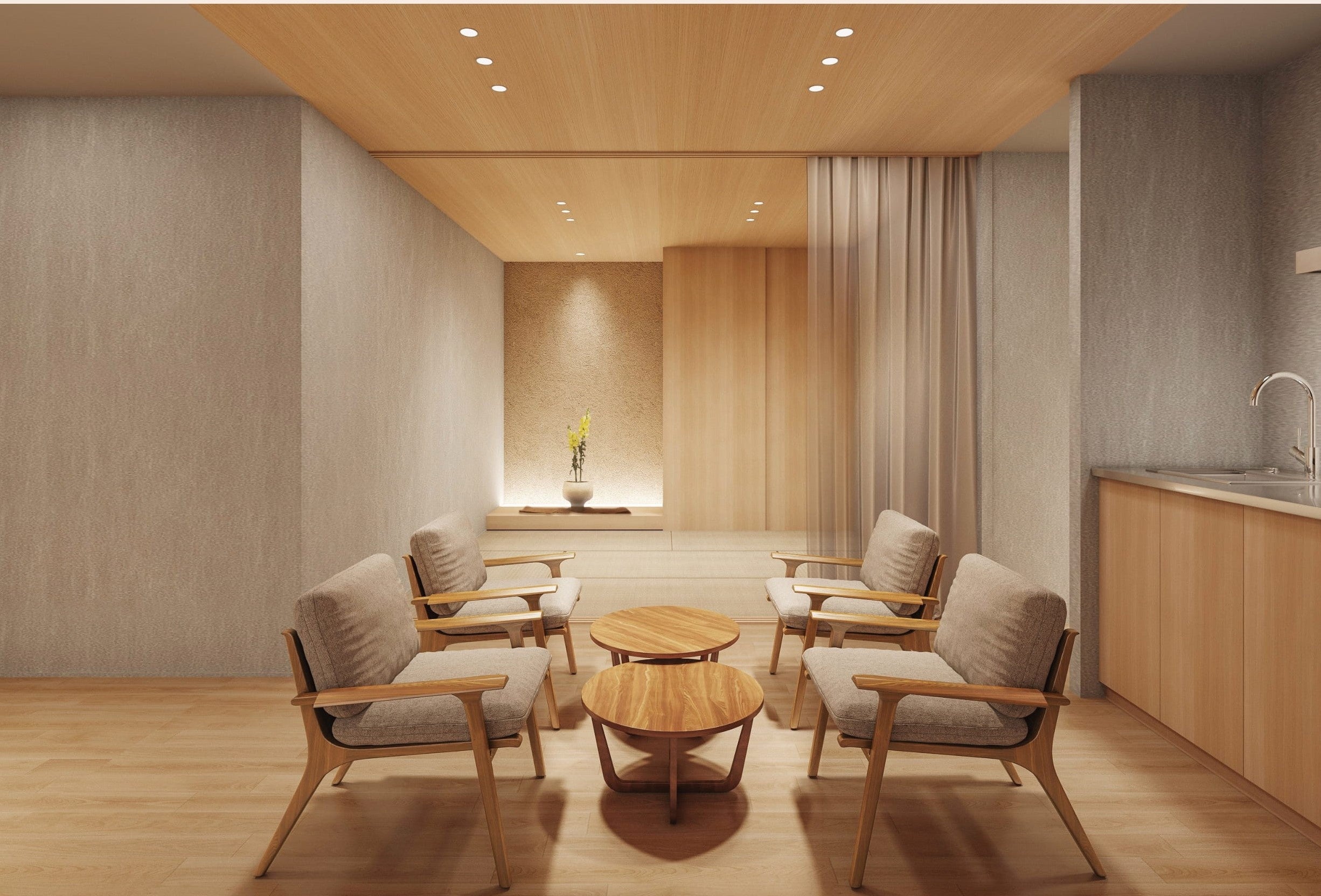 親族控室　※完成イメージ