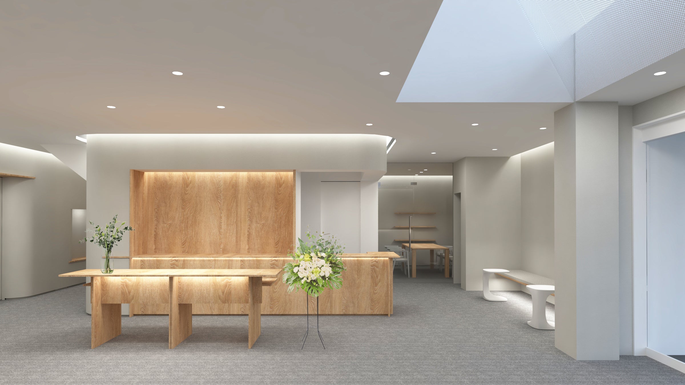 ロビー・ラウンジ・多目的室　※完成イメージ