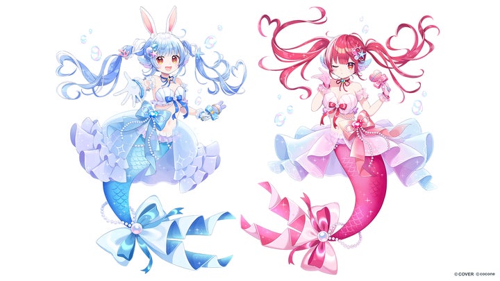 VTuber 兎田ぺこら&宝鐘マリン × アバターアプリ『ポケコロツイン VTuber 兎田ぺこら&宝鐘マリン × アバターアプリ『ポケコロツイン