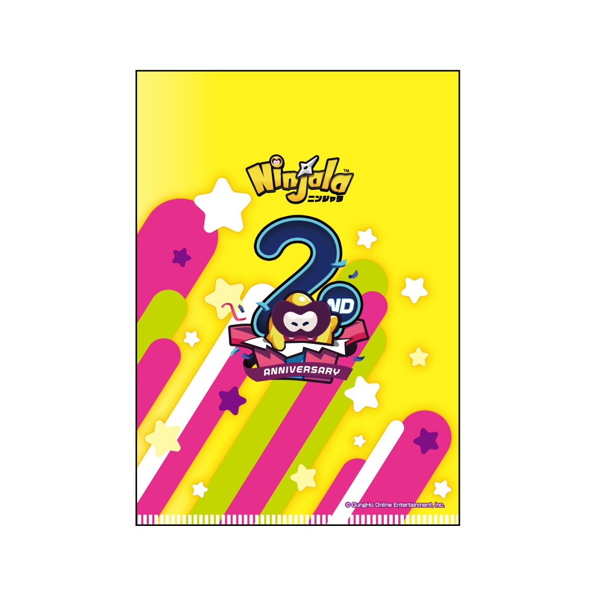 オリジナルクリアファイル裏面