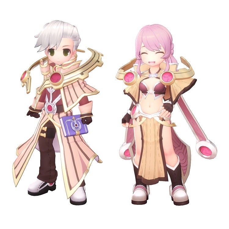 2次職「セージ」（男女）ゲーム内イメージ