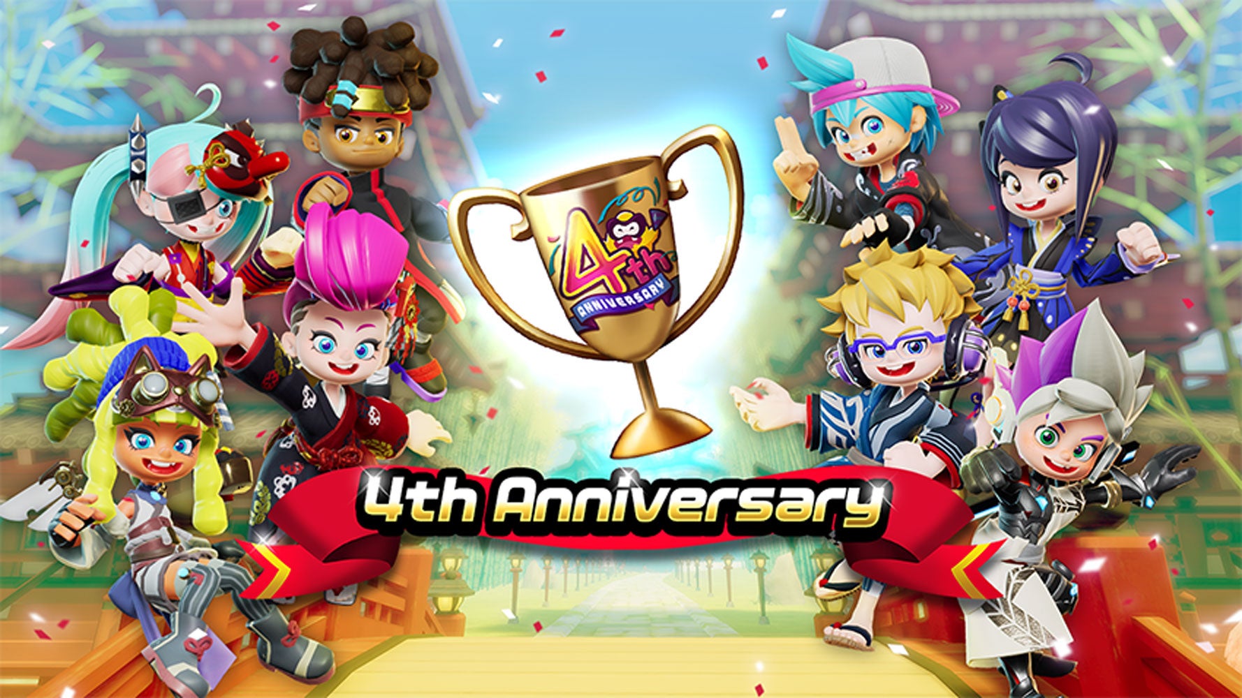 ニンジャラ大会「ニンジャラ4周年記念カップ（ソロ）」キービジュアル