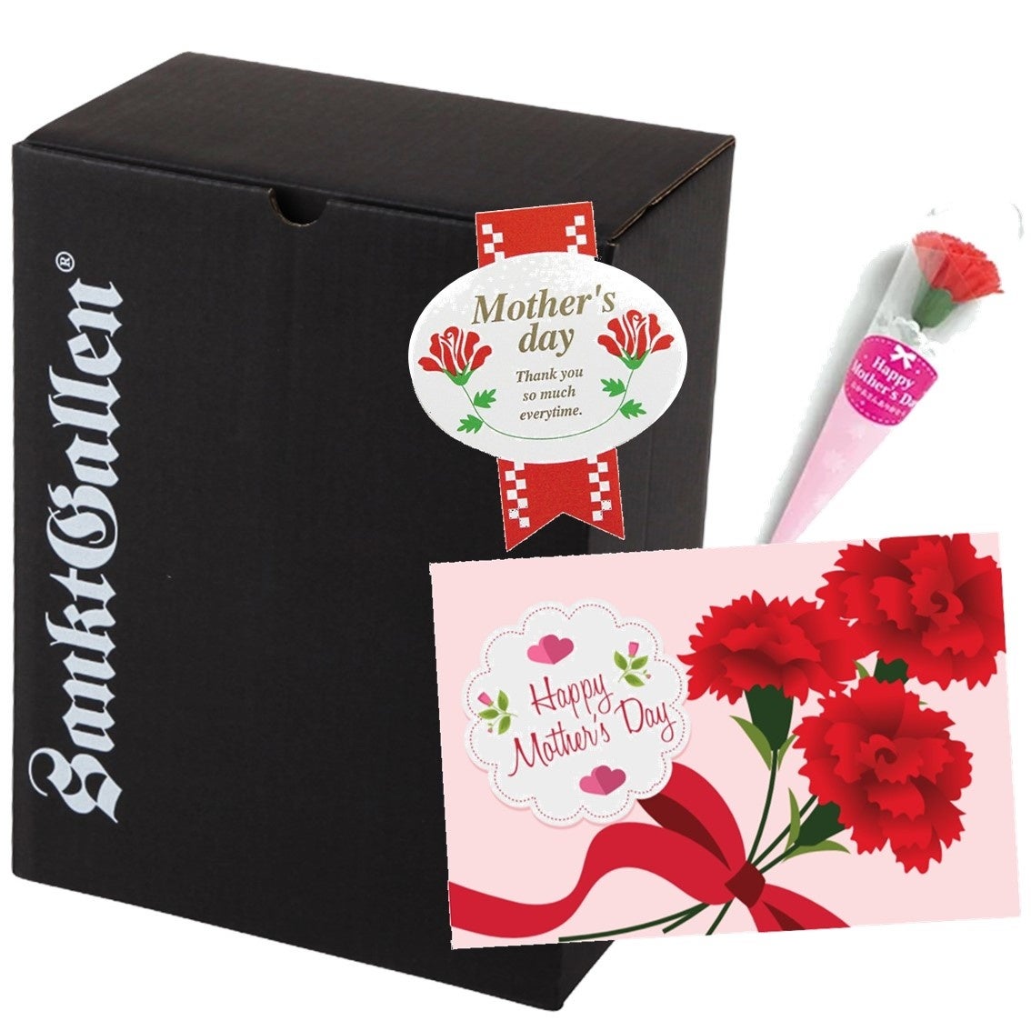 ネットショップ配送箱と母の日3点セット