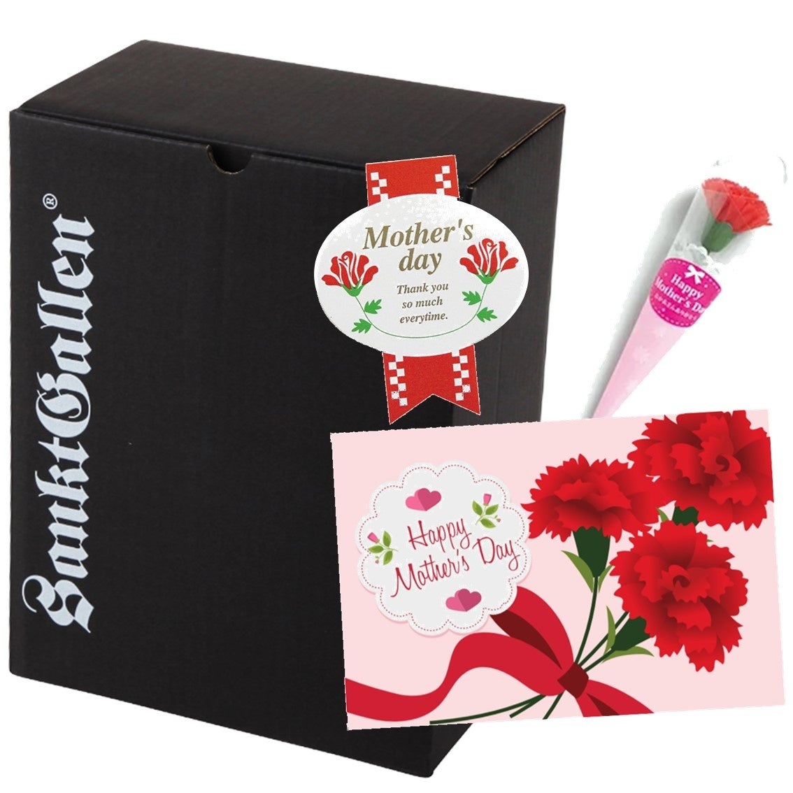 ネットショップ配送箱と母の日3点セット