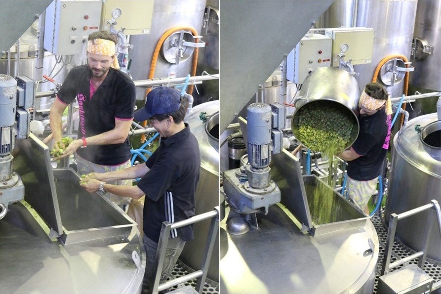 マッシュホップを行うサンクトガーレン岩本とベン