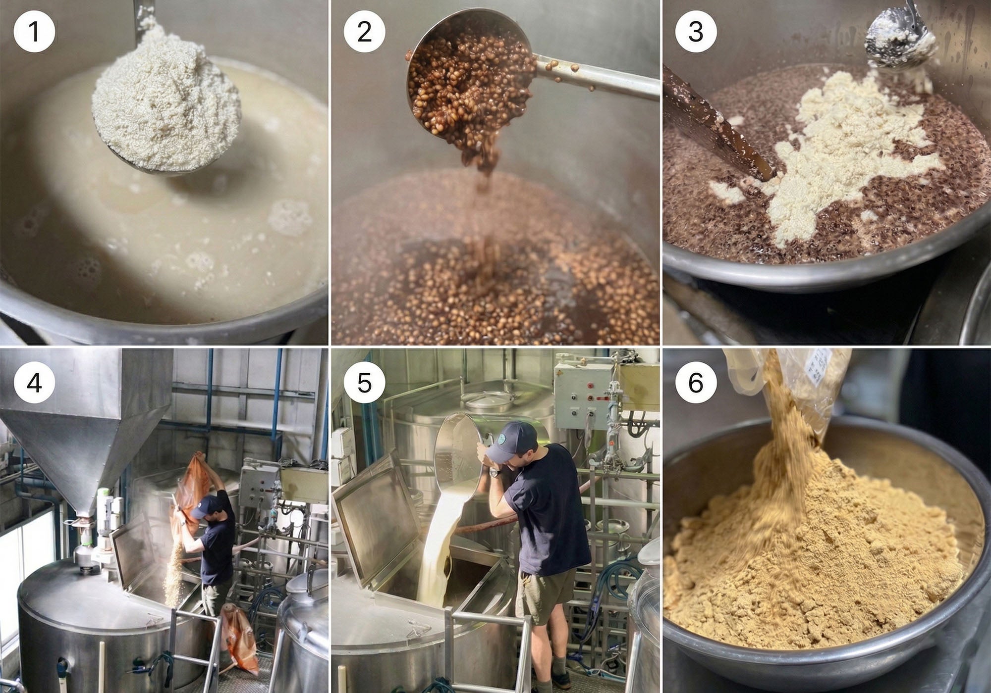 インコ味のビールの仕込み工程