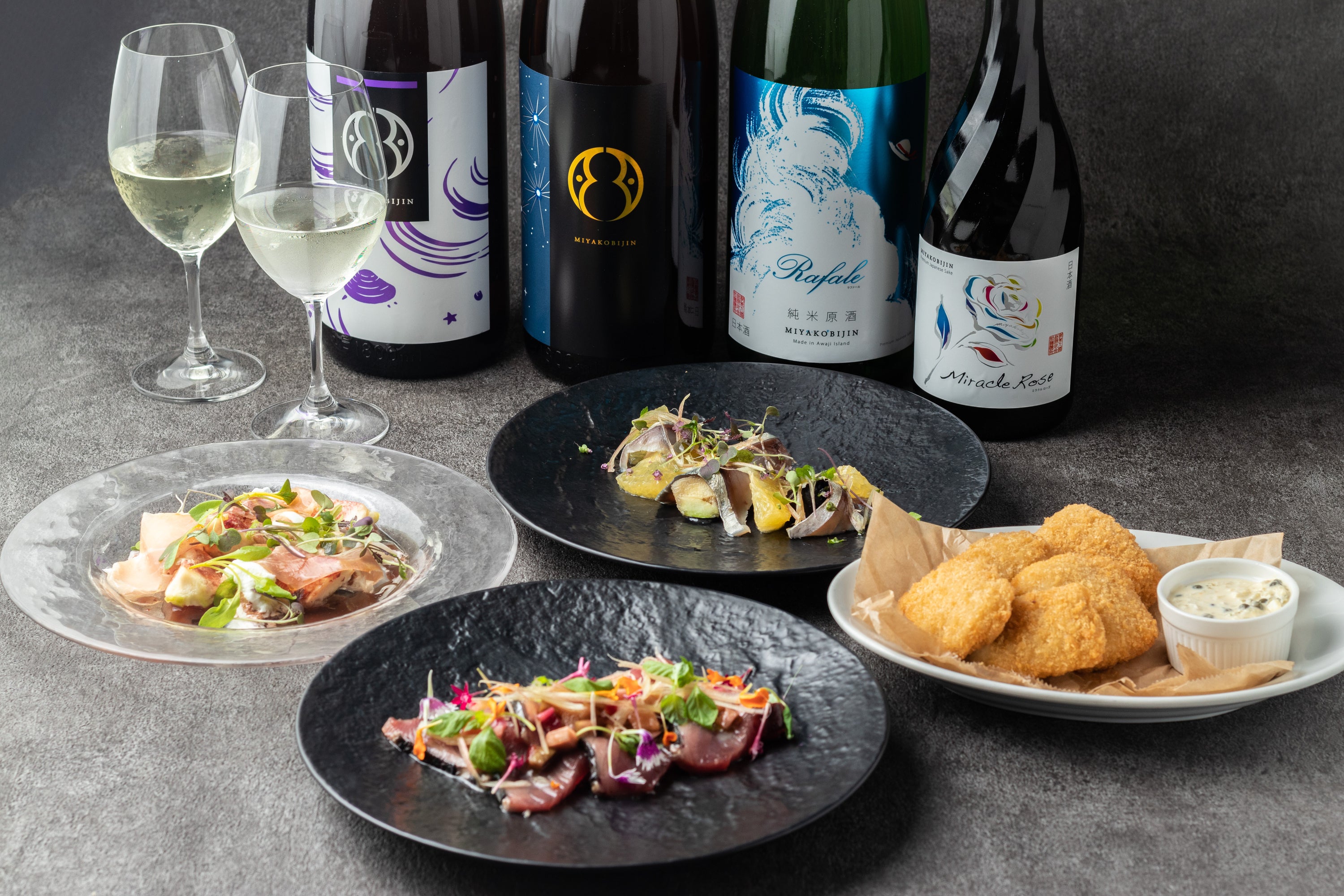 日本酒とのペアリングを楽しめる夏メニュー4種