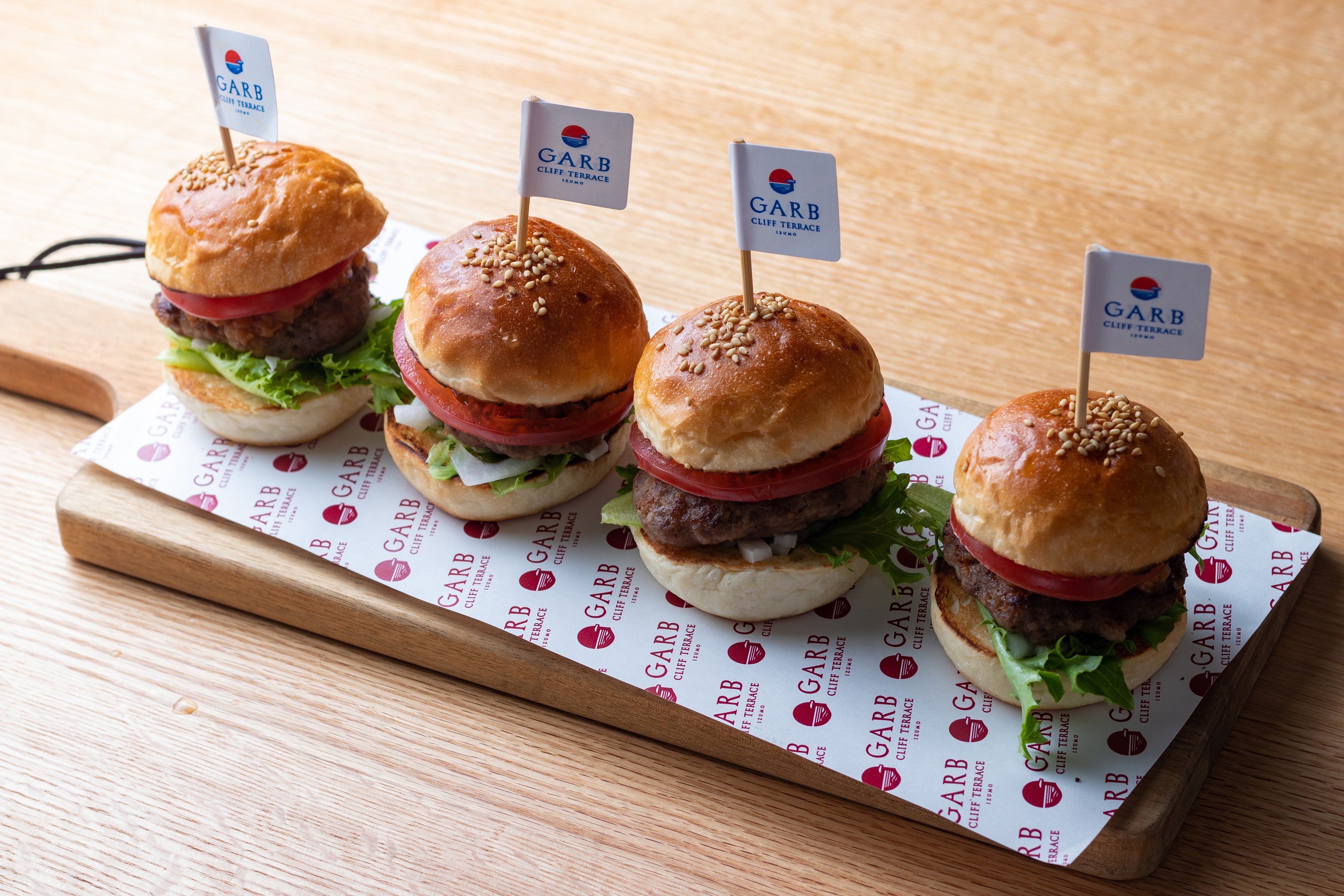 しまね和牛のミニクリフバーガー