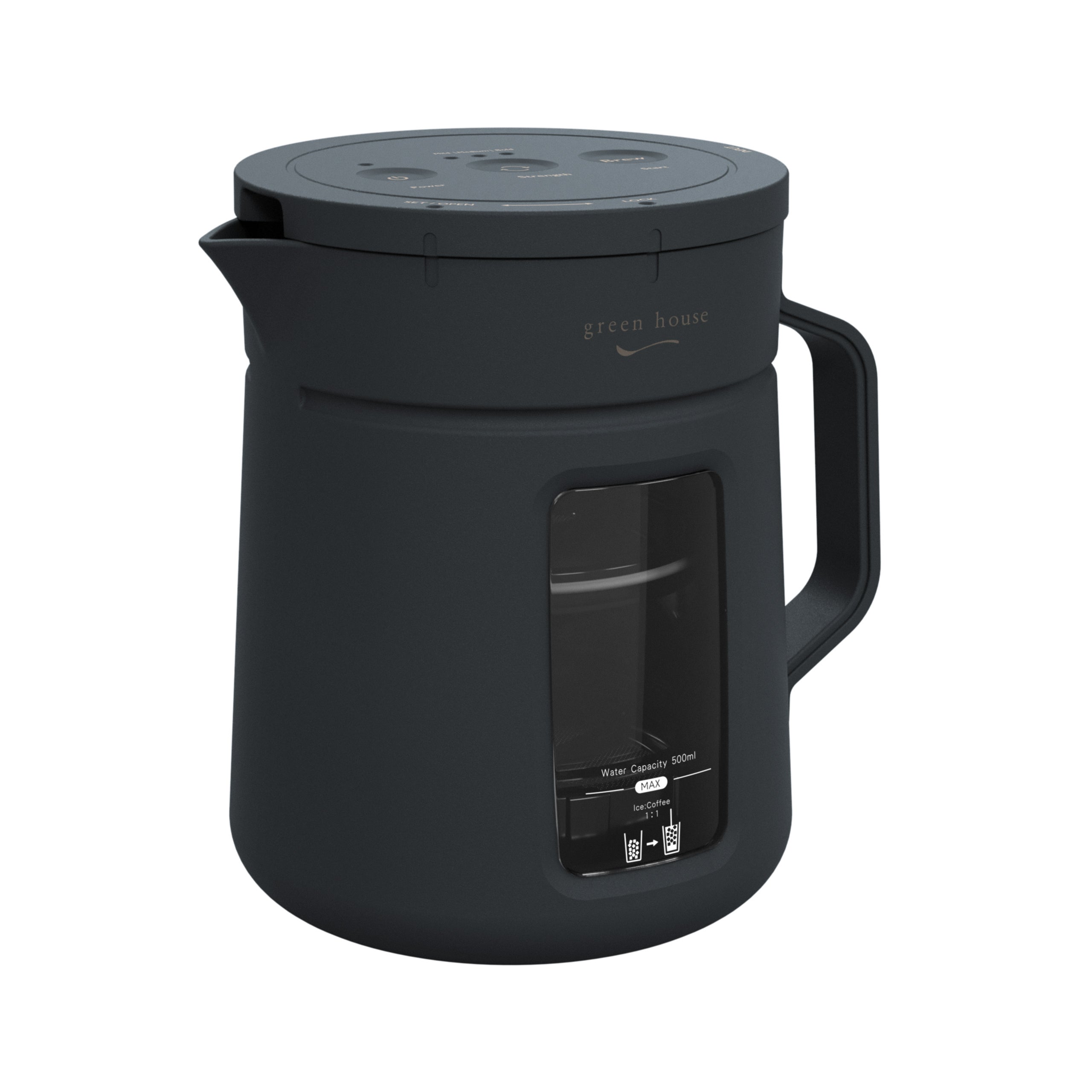 ＜A賞＞グリーンハウス コールドブリュー コーヒーメーカー GH-CBCMA-GY