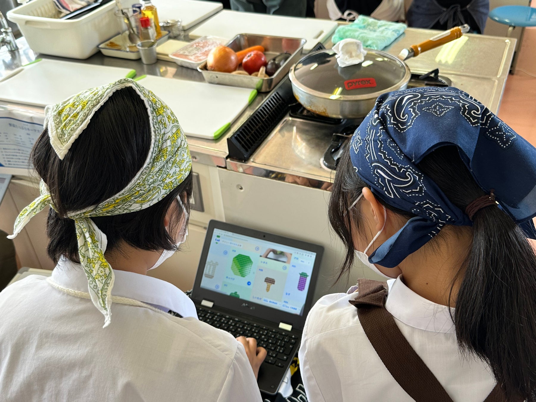 「やさしい切りかた辞典™」を検索し切り方を熱心に勉強