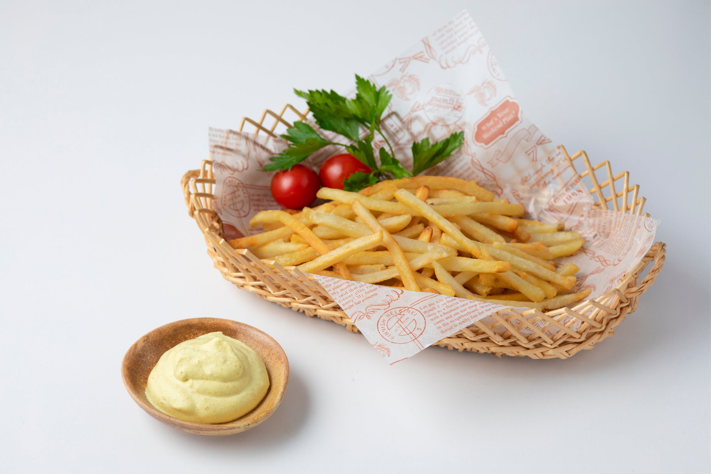 カレー風味にしてディップも