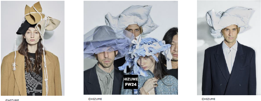 帽子文化の創出、帽子デザイナーの育成を目的とした帽子のデザイン