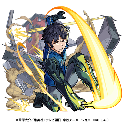 光属性　★6 玉狛第１オールラウンダー 烏丸京介 （獣神化後）