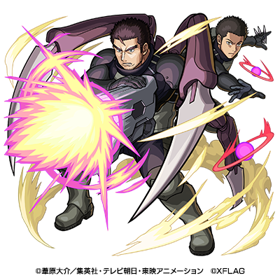 光属性　★6 ガロプラ遠征部隊 ガトリン＆ラタリコフ （進化合成後）